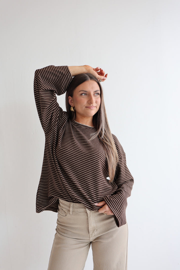 Gestreiftes Longsleeve Striped Soul