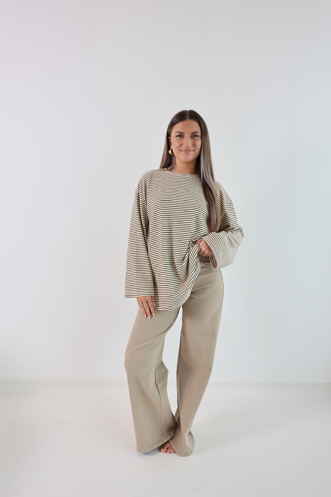 Gestreiftes Longsleeve Striped Soul