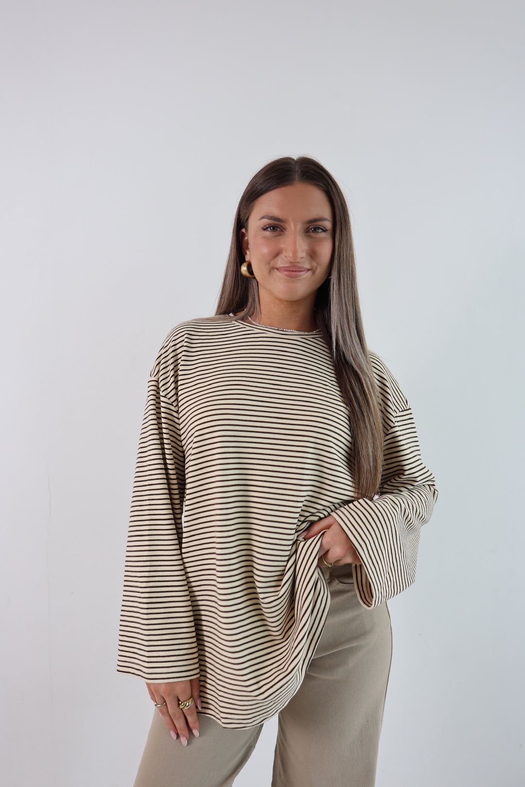Gestreiftes Longsleeve Striped Soul