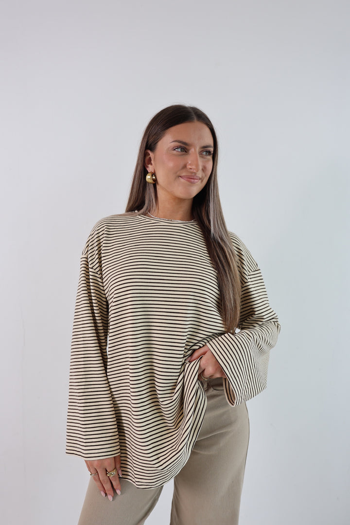 Gestreiftes Longsleeve Striped Soul