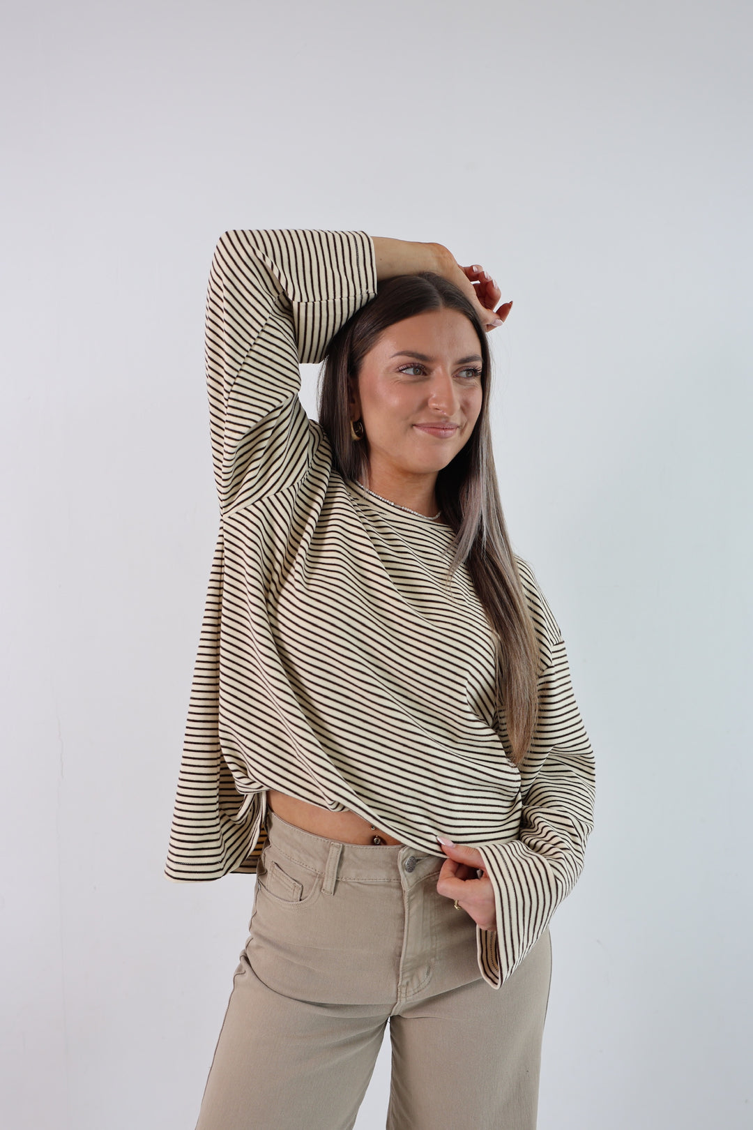 Gestreiftes Longsleeve Striped Soul