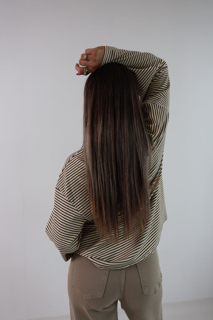 Gestreiftes Longsleeve Striped Soul