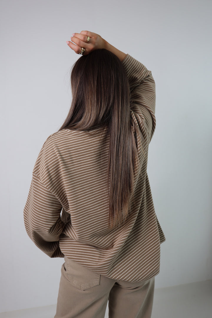Gestreiftes Longsleeve Striped Soul