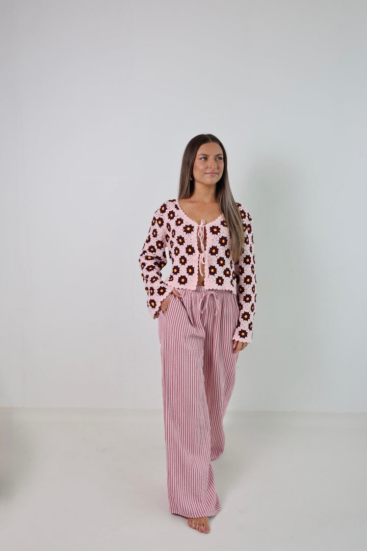 Häkelcardigan Amber Garden
