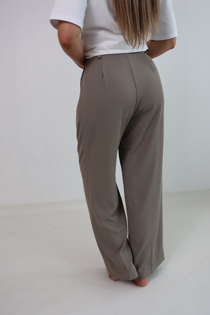 Bundfaltenhose mit Gürtel Anna (23091)