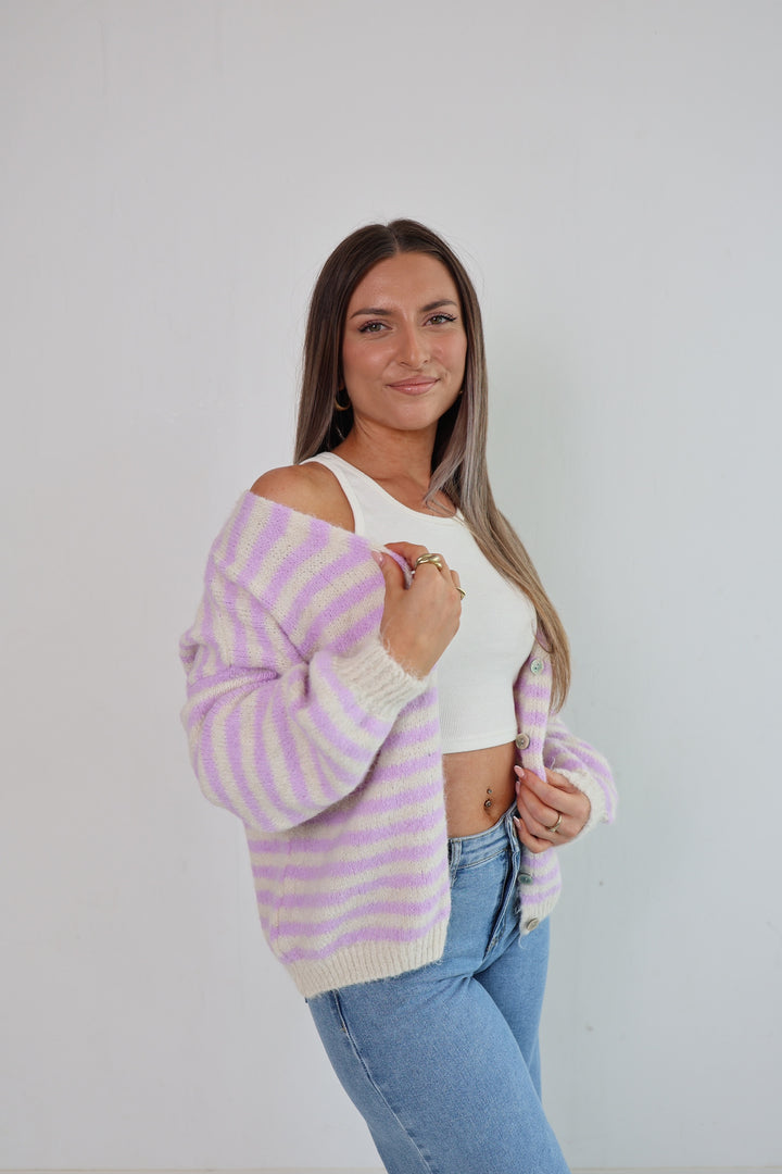 Gestreifter Cardigan Cosima