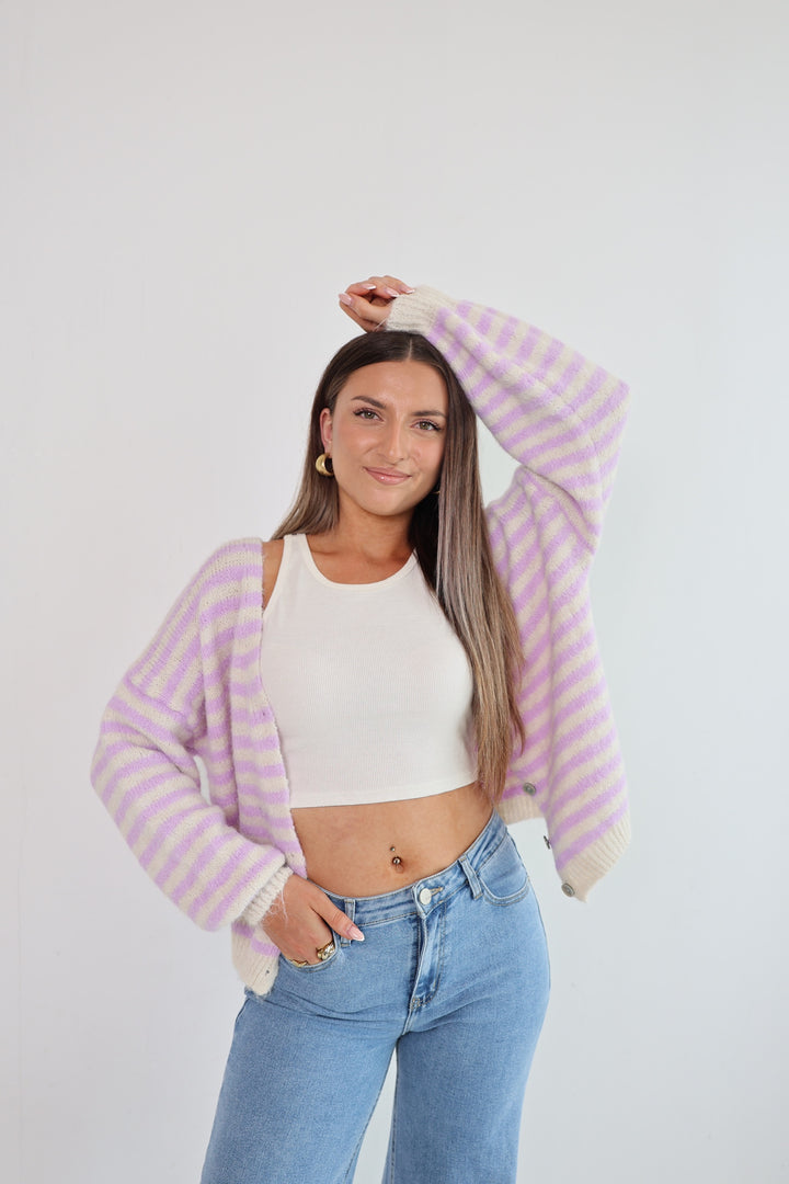Gestreifter Cardigan Cosima