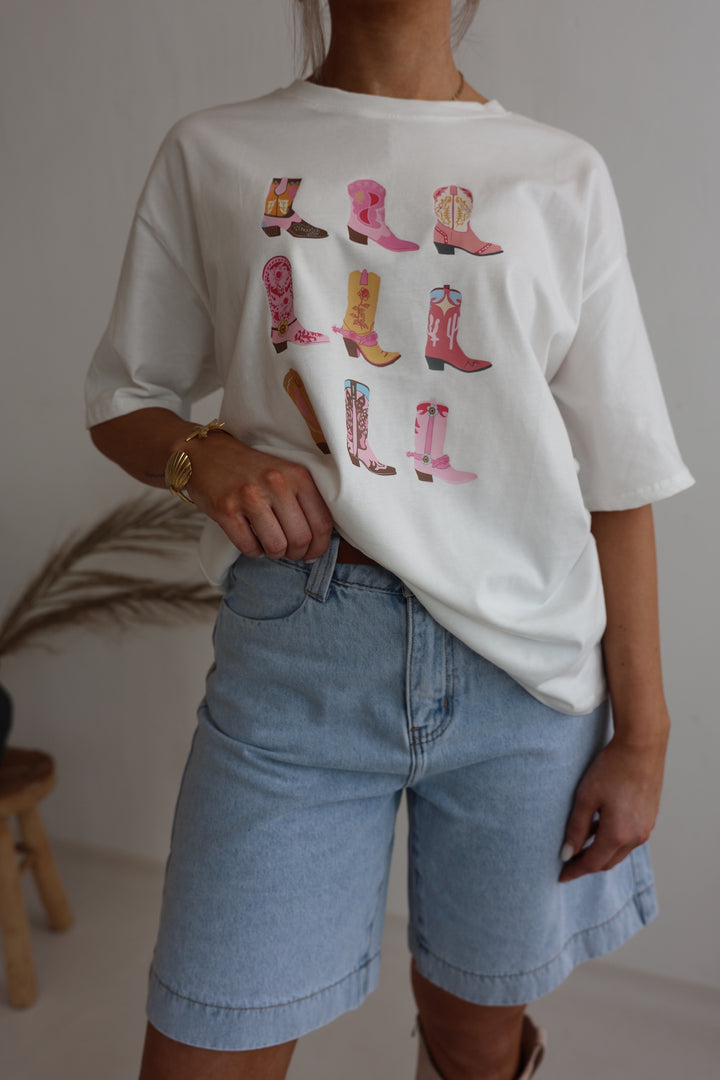 Long Jeans Shorts Wide Leg (037497)