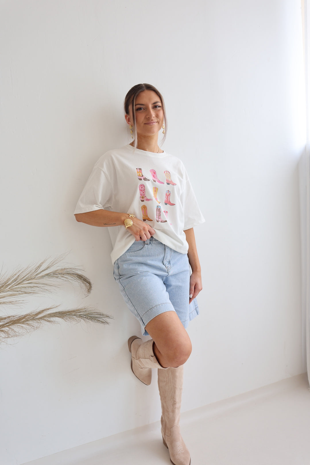 Long Jeans Shorts Wide Leg (037497)