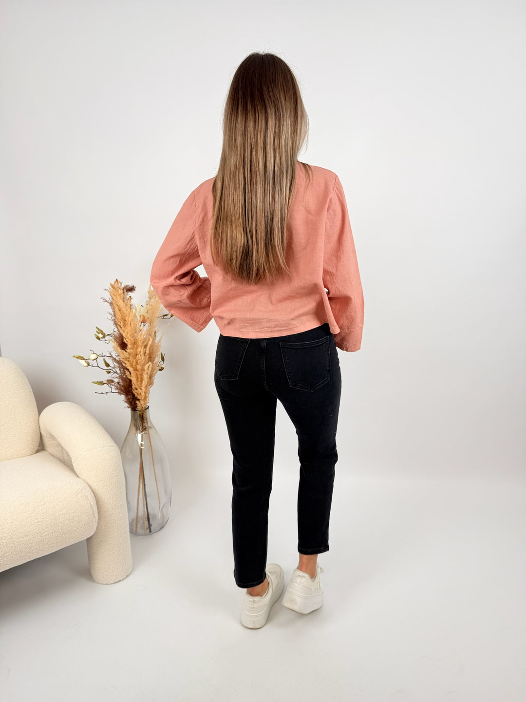Schwarze Mom Jeans Evelyn (1637)