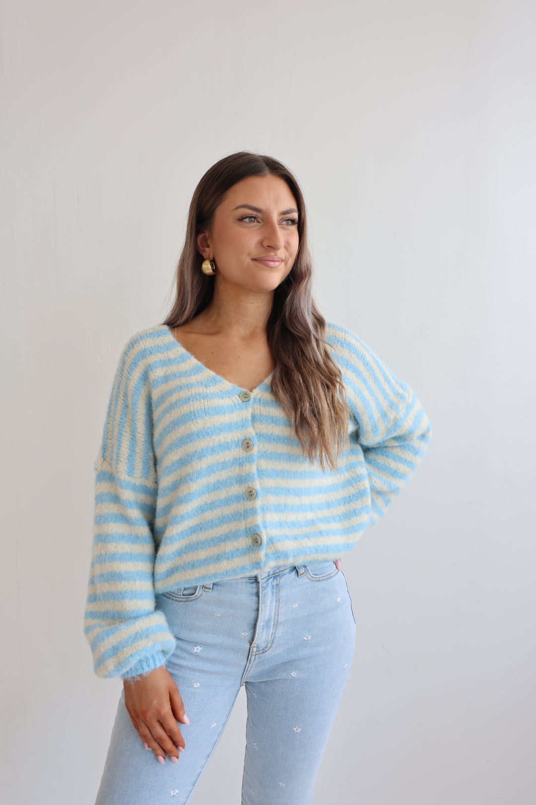 Gestreifter Cardigan Cosima