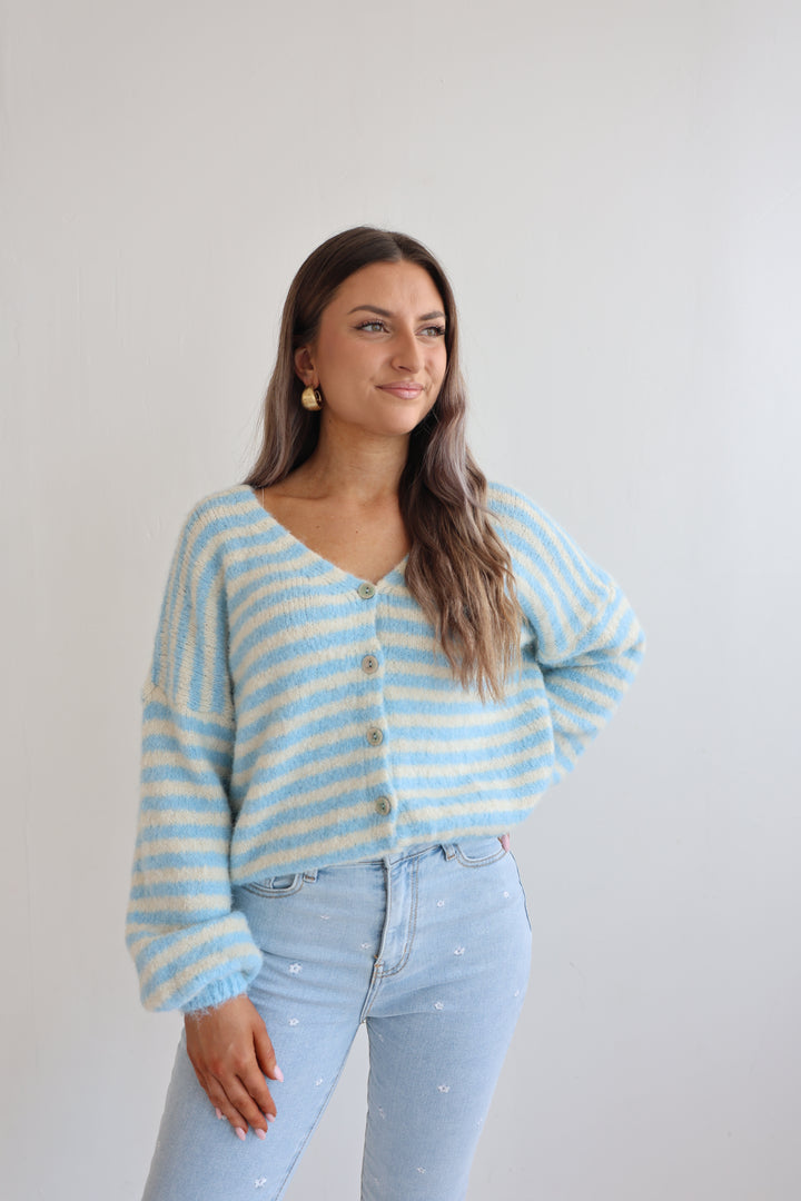 Gestreifter Cardigan Cosima
