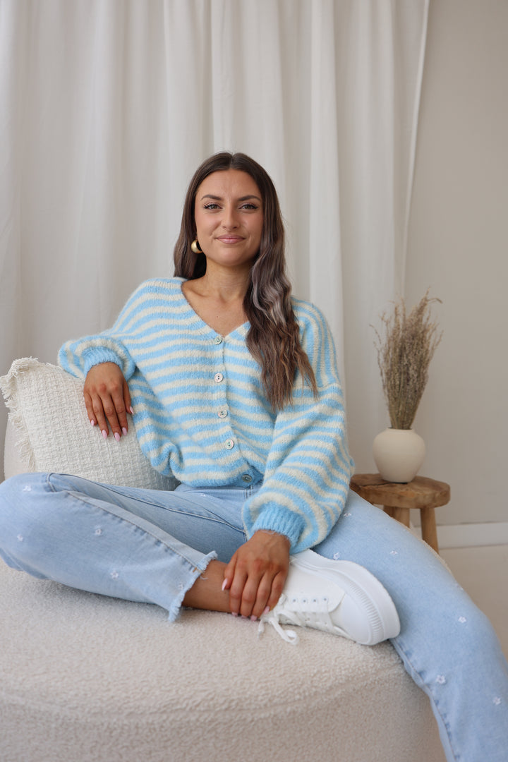 Gestreifter Cardigan Cosima