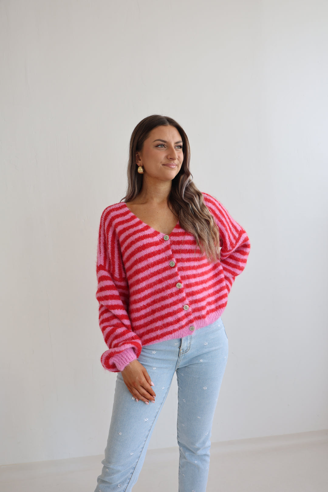 Gestreifter Cardigan Cosima