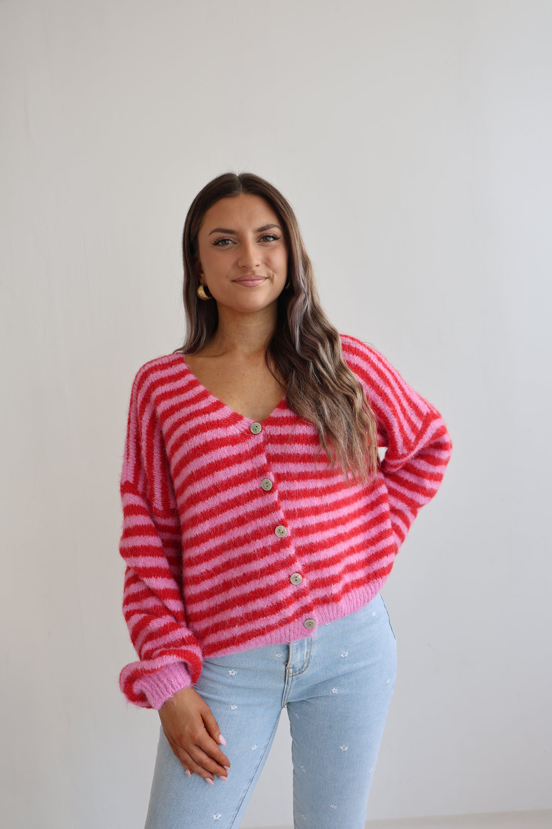 Gestreifter Cardigan Cosima