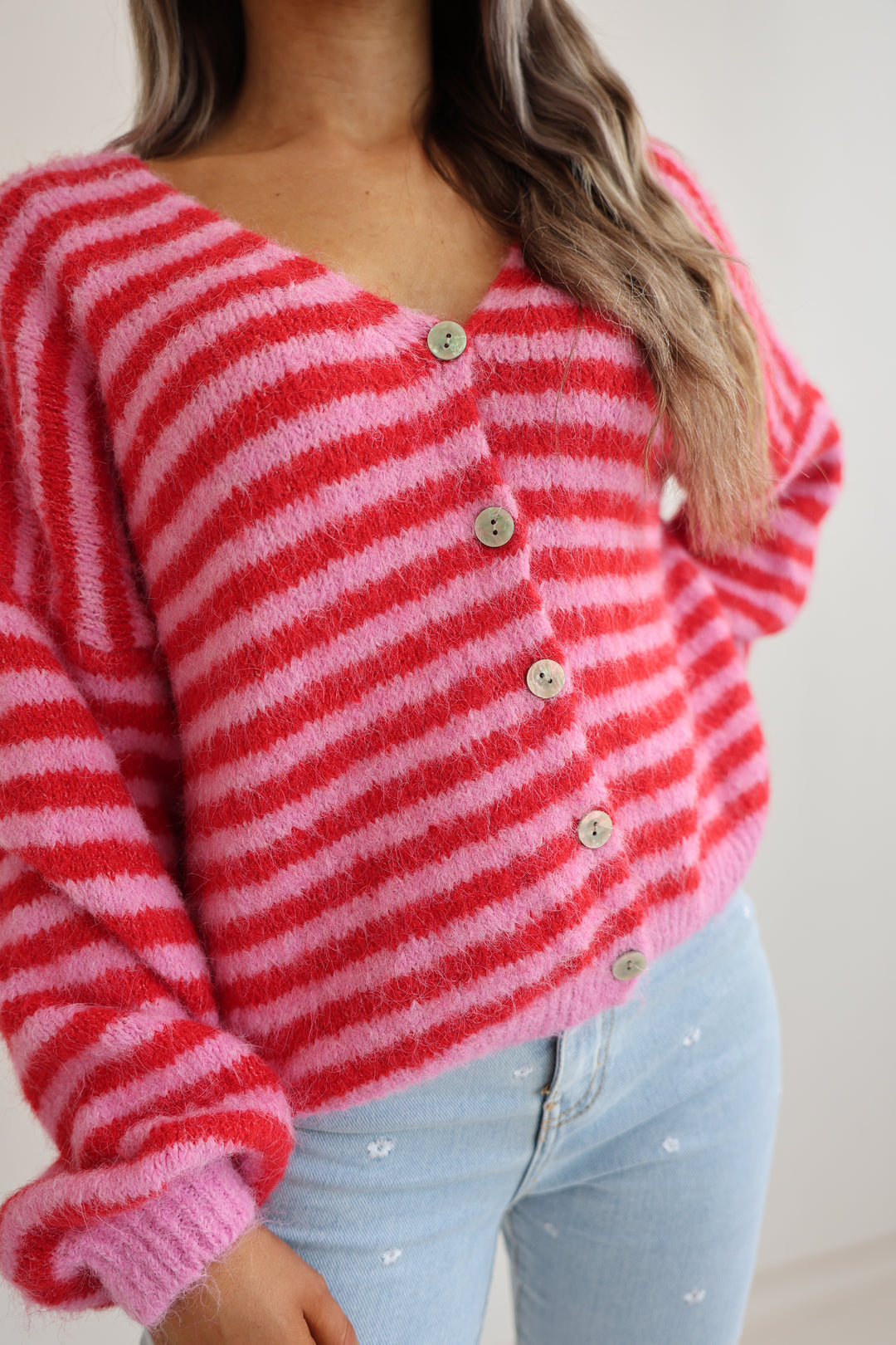 Gestreifter Cardigan Cosima