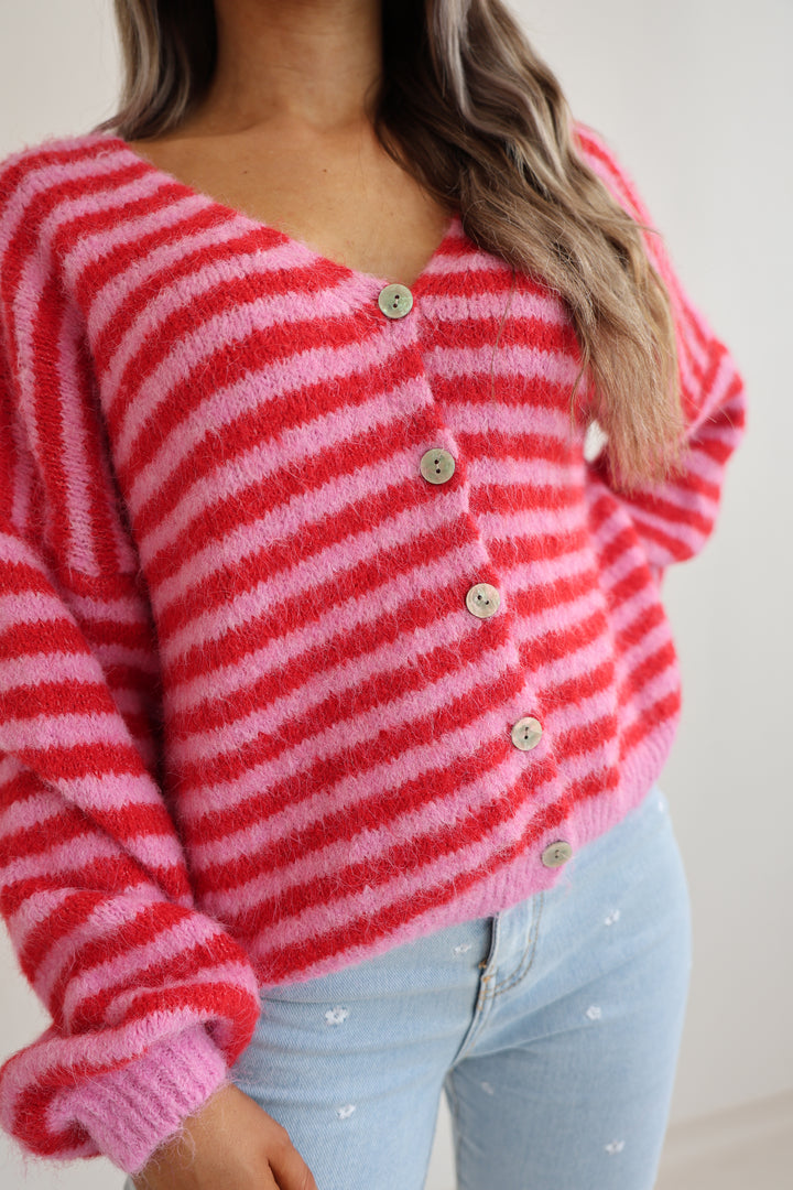 Gestreifter Cardigan Cosima