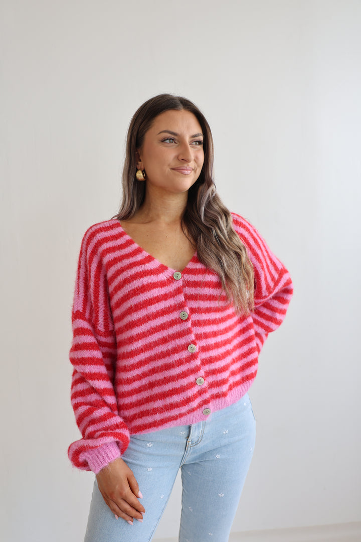 Gestreifter Cardigan Cosima