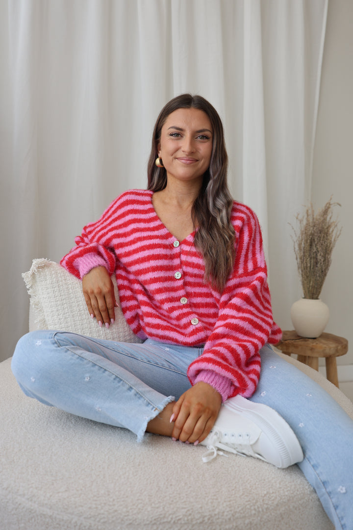 Gestreifter Cardigan Cosima