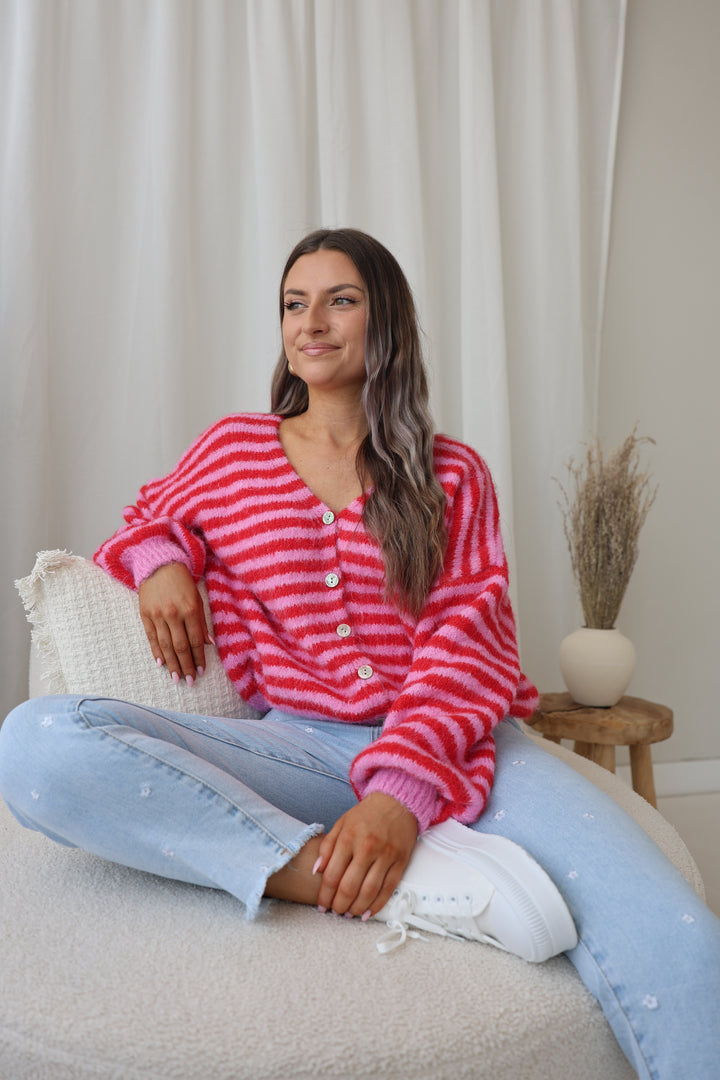 Gestreifter Cardigan Cosima