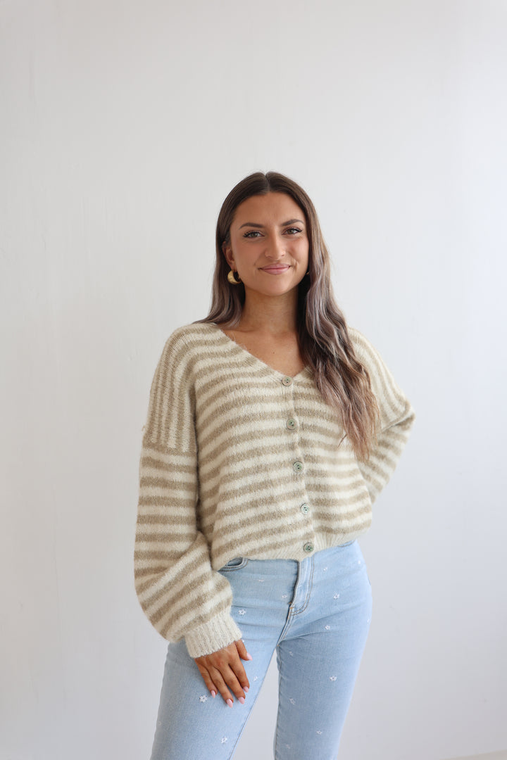 Gestreifter Cardigan Cosima