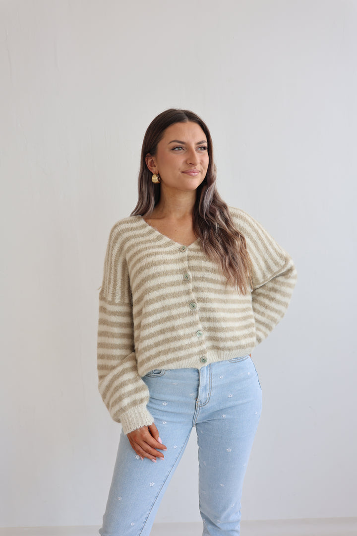 Gestreifter Cardigan Cosima
