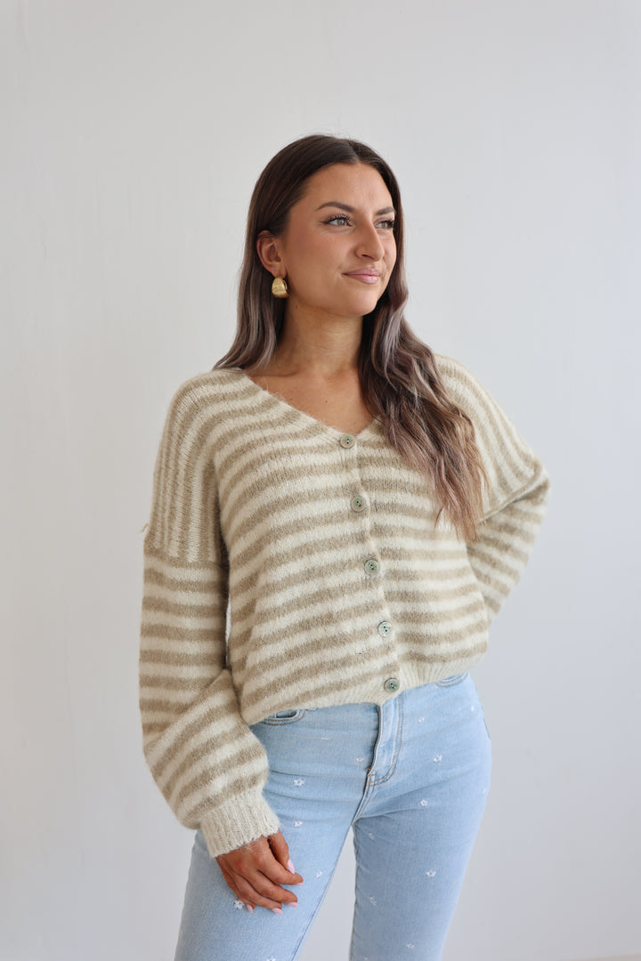 Gestreifter Cardigan Cosima