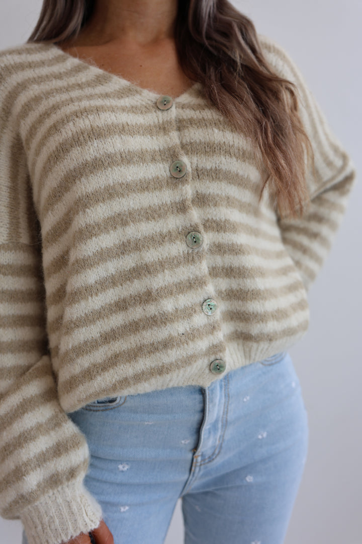 Gestreifter Cardigan Cosima