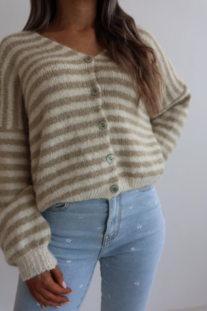 Gestreifter Cardigan Cosima