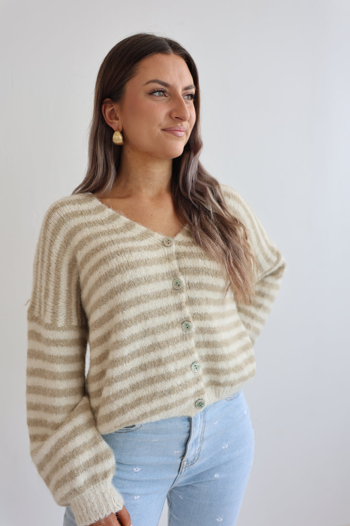 Gestreifter Cardigan Cosima