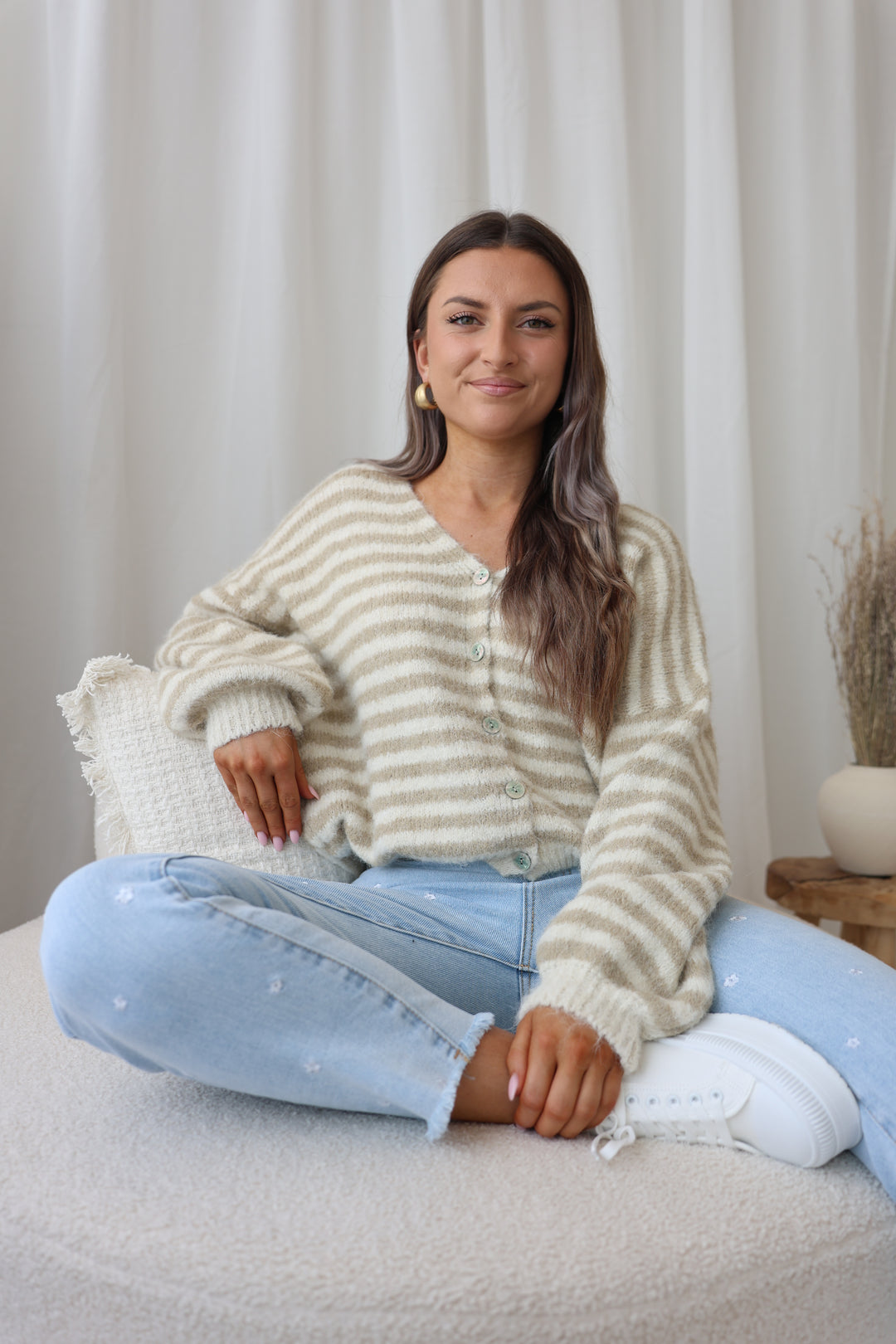 Gestreifter Cardigan Cosima