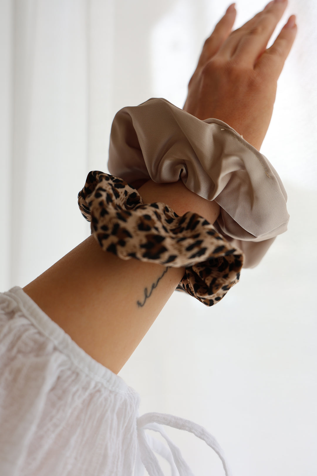 Doppelpack Scrunchies Nudy
