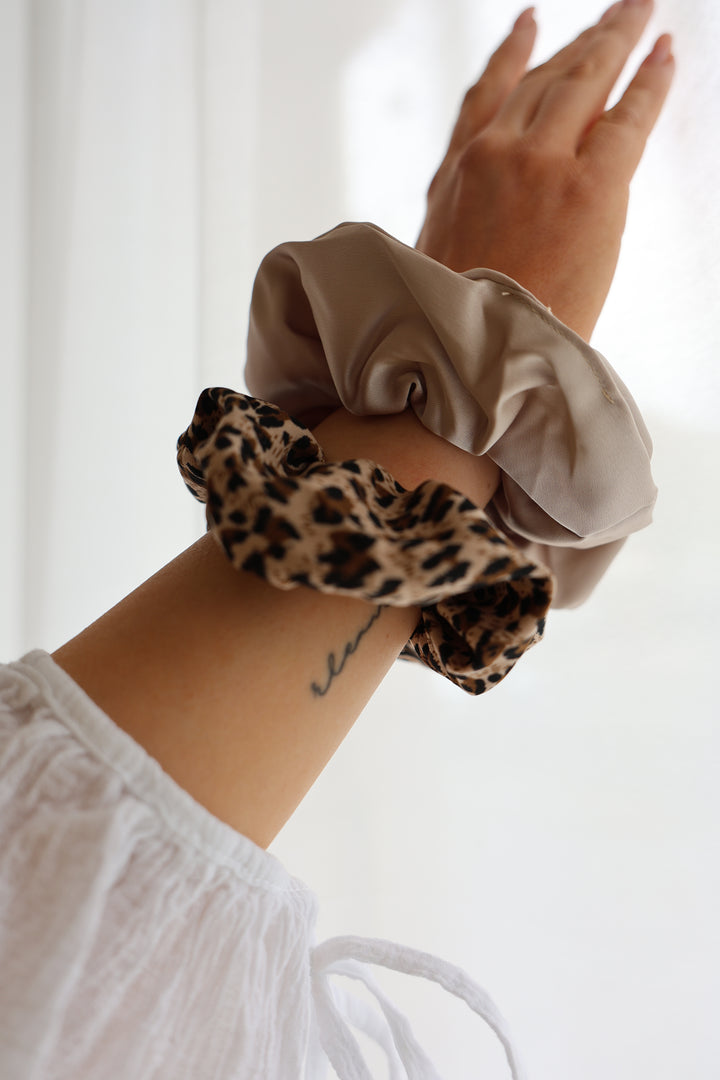 Doppelpack Scrunchies Nudy