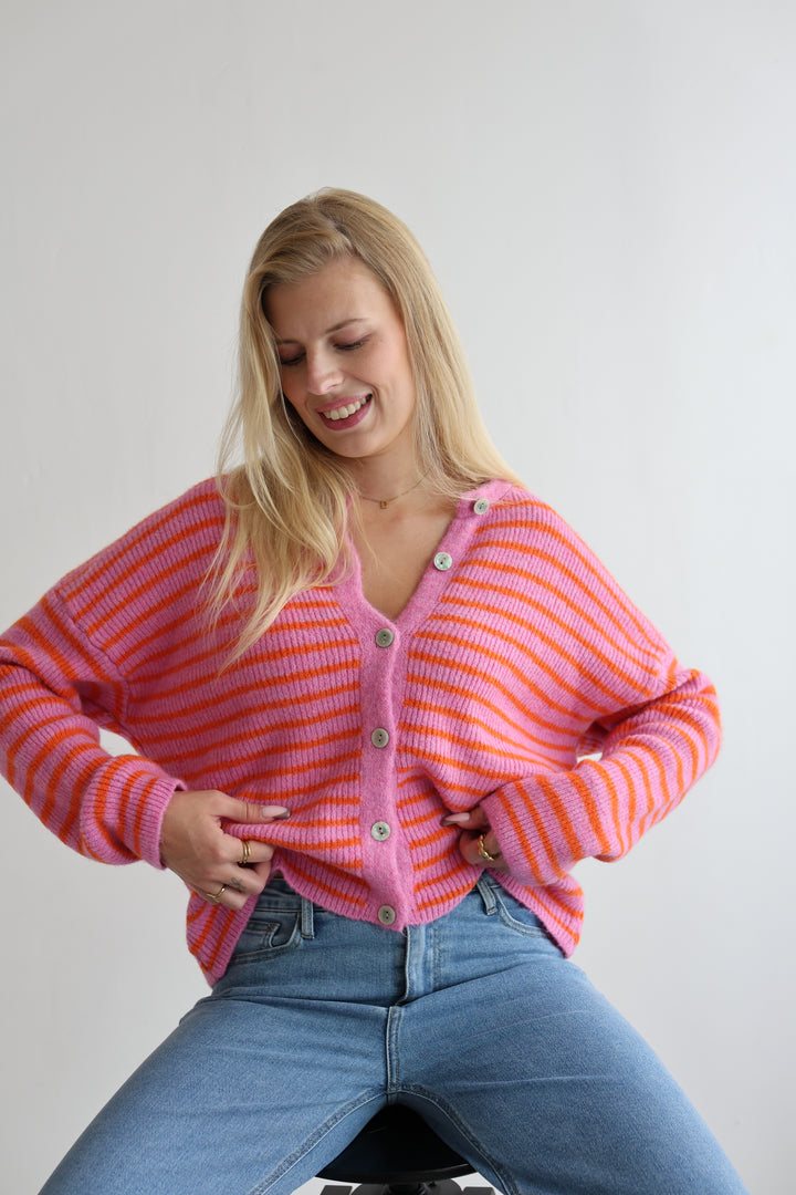 Gestreifter Cardigan Josephine