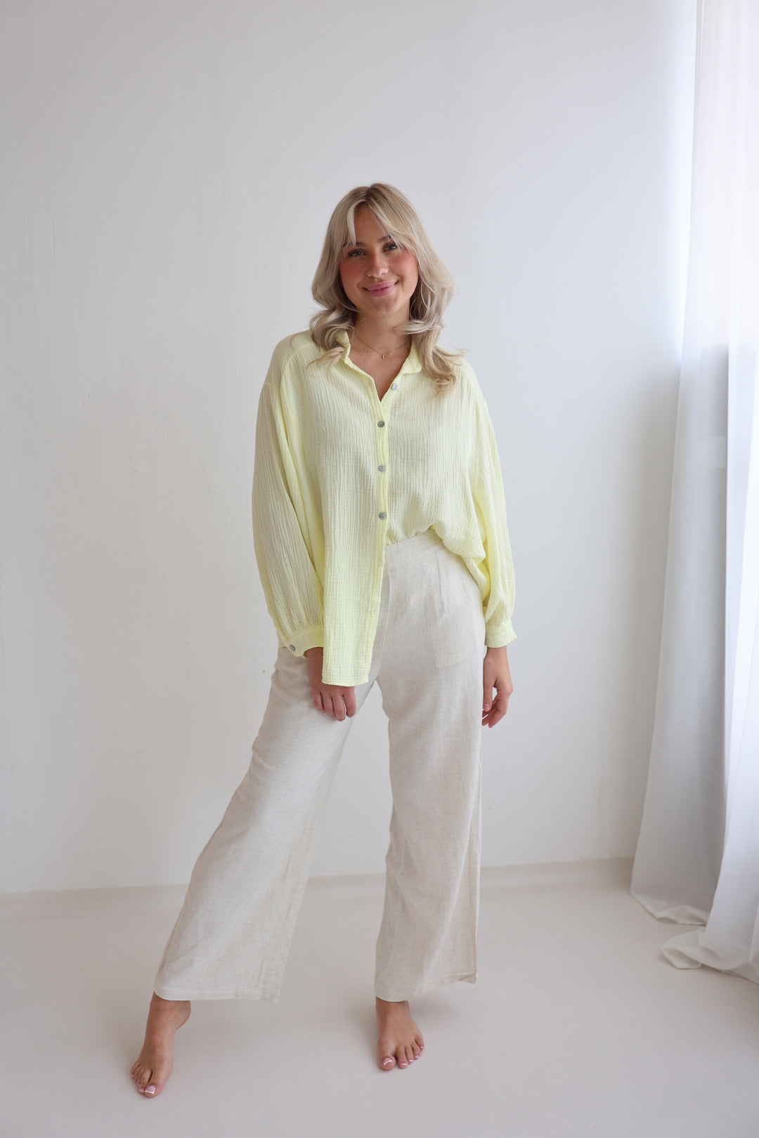 3/4 Leinenhose Leila (240078)