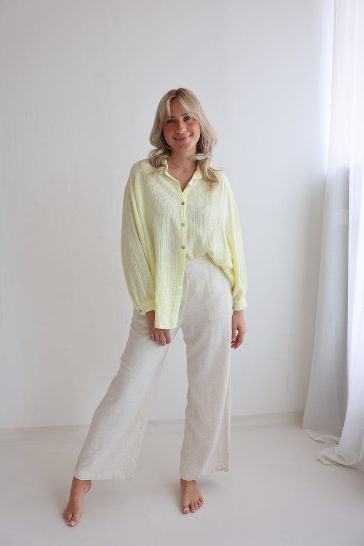3/4 Leinenhose Leila (240078)