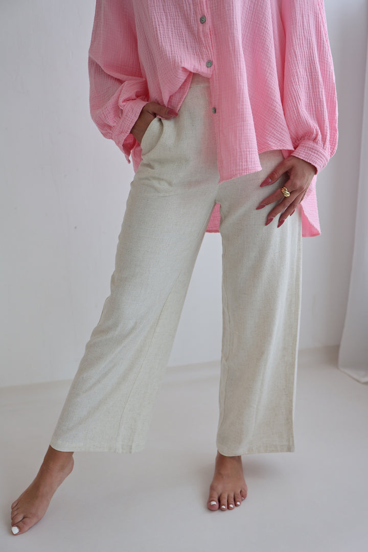 3/4 Leinenhose Leila (240078)