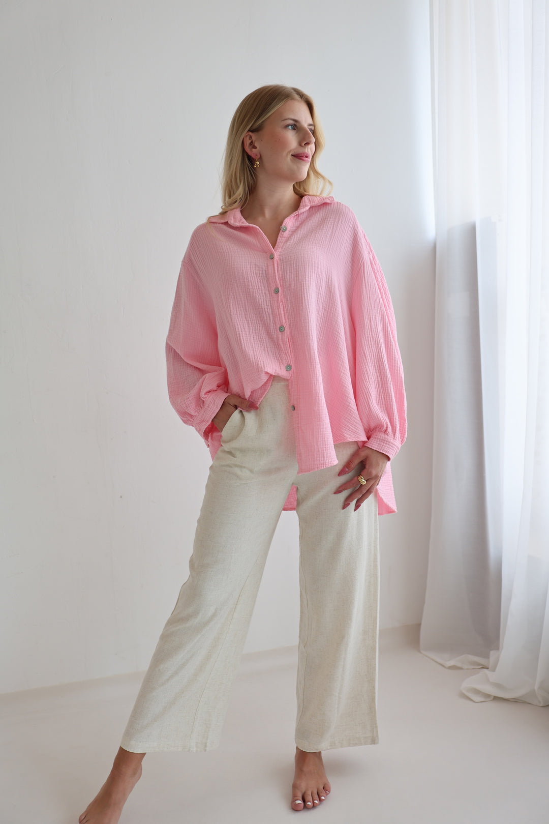 3/4 Leinenhose Leila (240078)