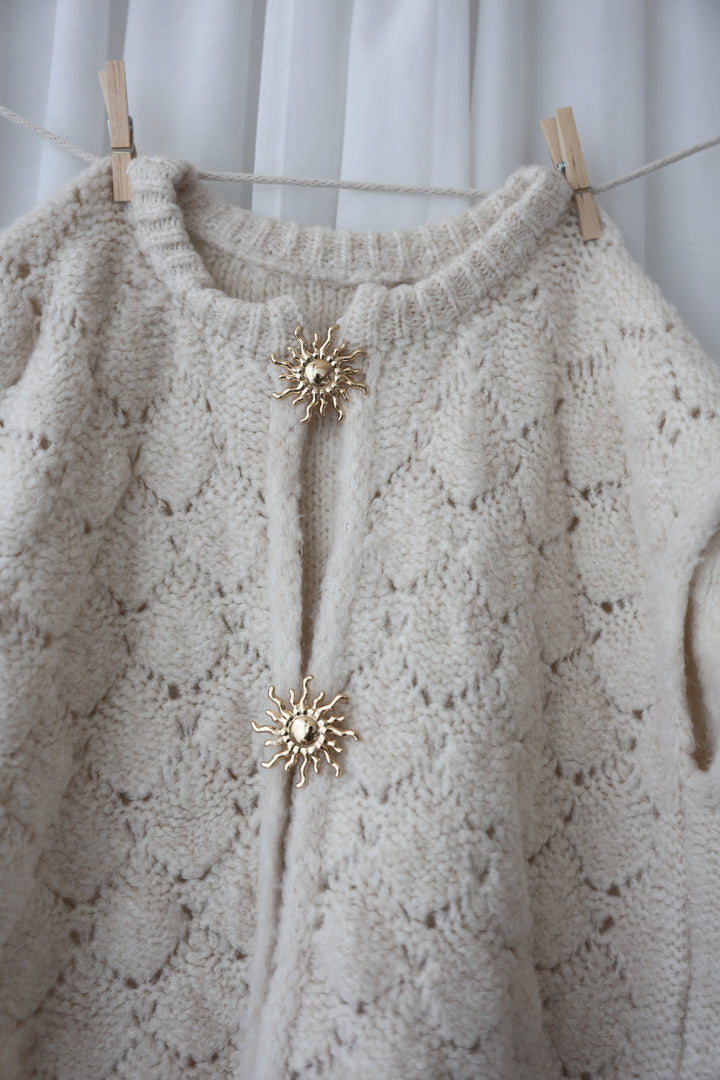 Strickweste Golden Sun