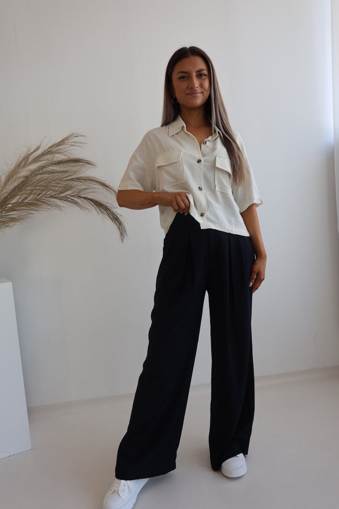 Bundfaltenhose Serena (68016)