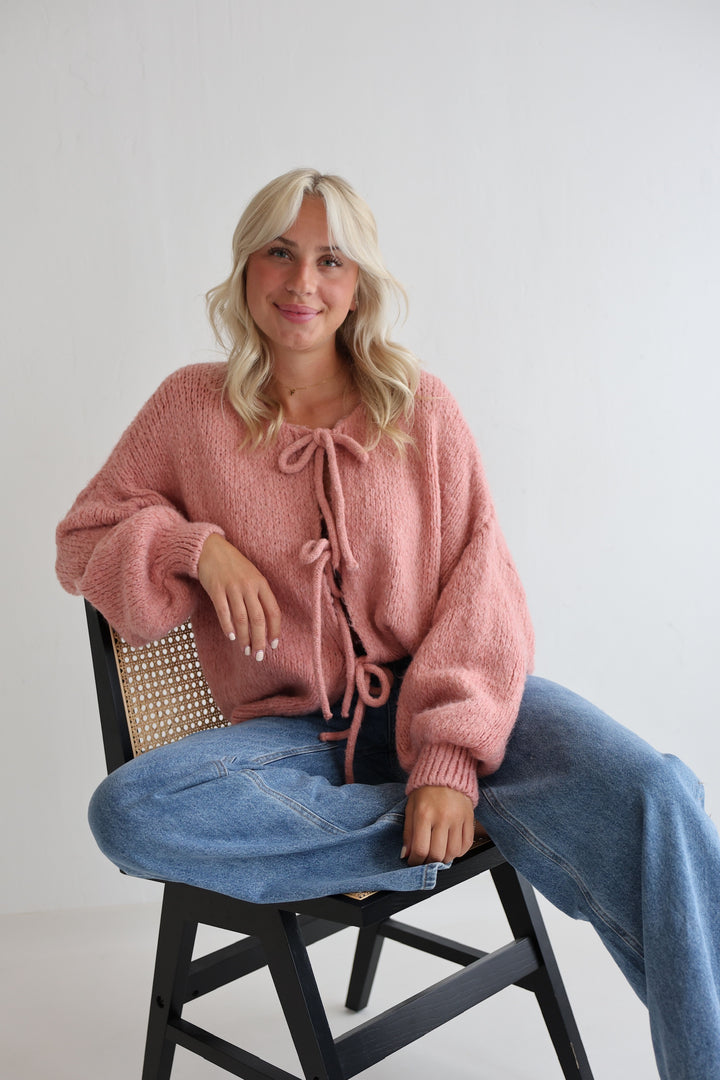 Cardigan mit Schleifen Lilly (langarm)