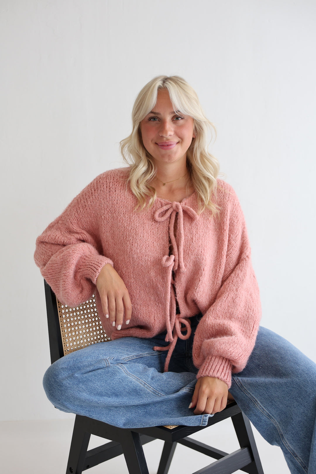 Cardigan mit Schleifen Lilly (langarm)