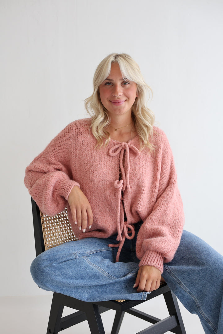 Cardigan mit Schleifen Lilly (langarm)