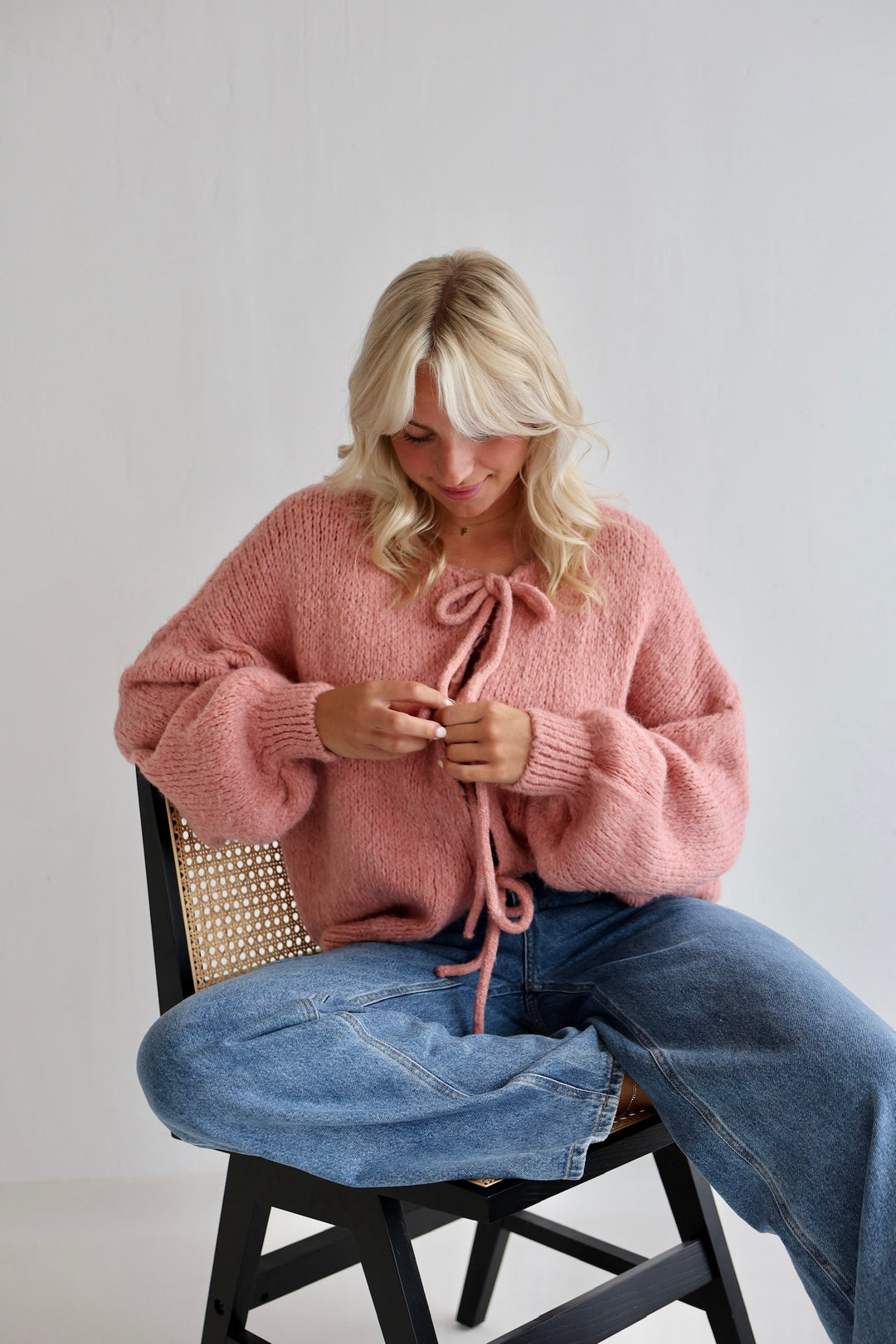 Cardigan mit Schleifen Lilly (langarm)