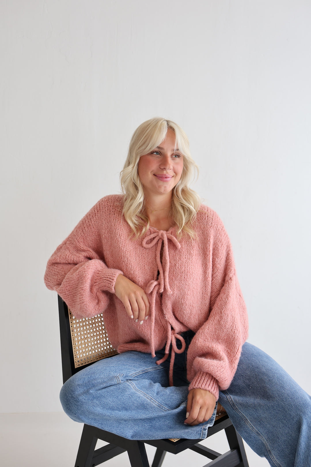 Cardigan mit Schleifen Lilly (langarm)