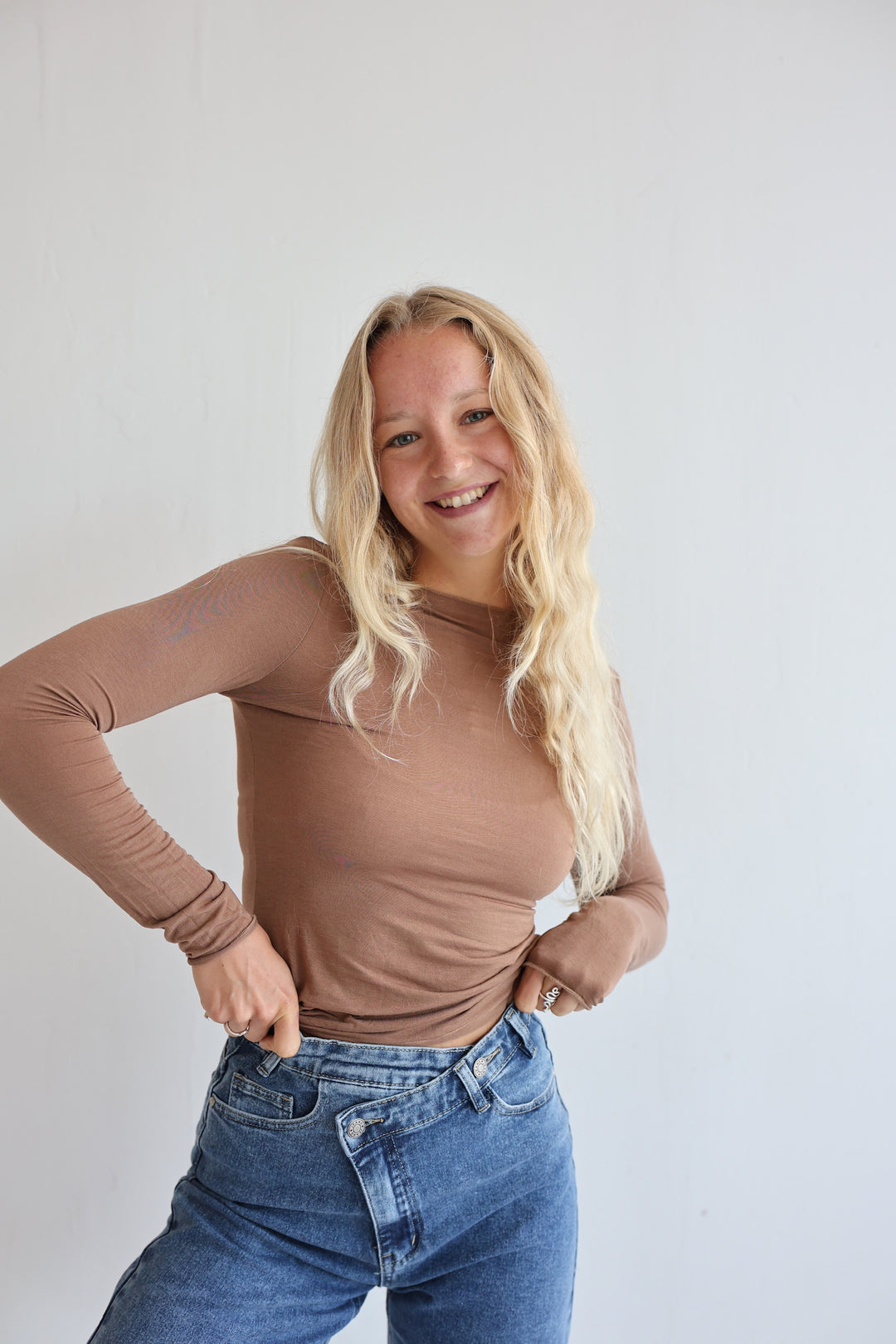 Cashmere Longsleeve Liliana (einfarbig)