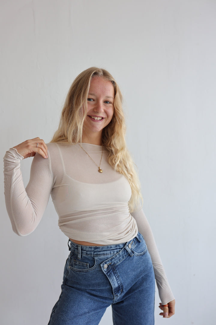 Cashmere Longsleeve Liliana (einfarbig)