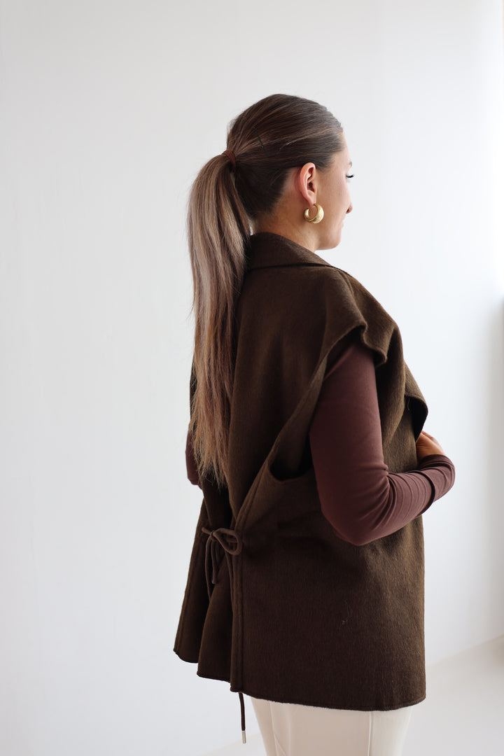 Oversize Weste mit Raffung Divine