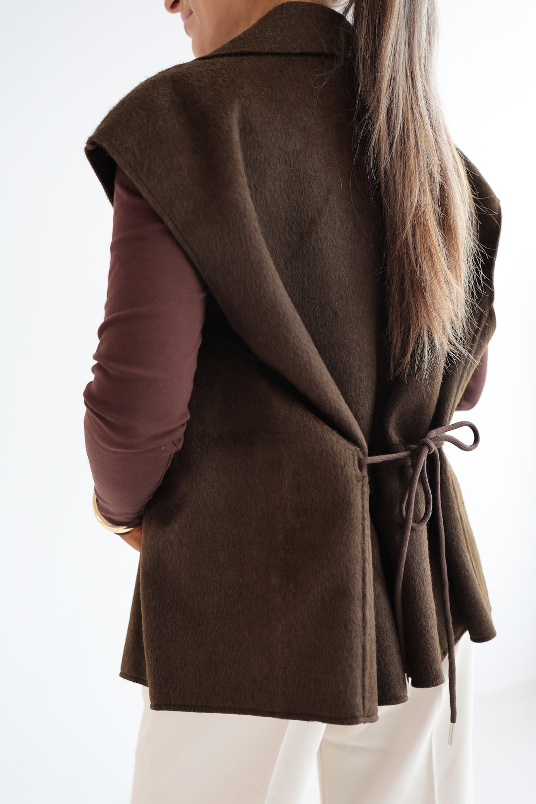 Oversize Weste mit Raffung Divine