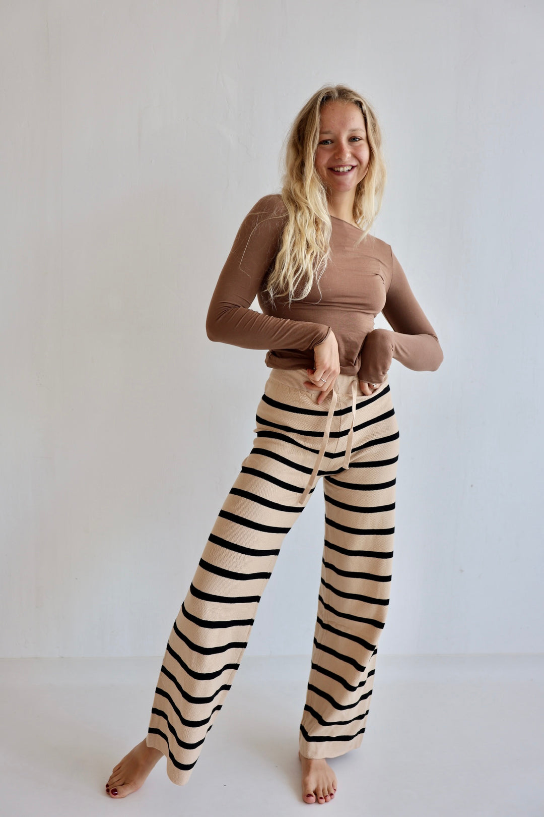Lockere Hose Stripes